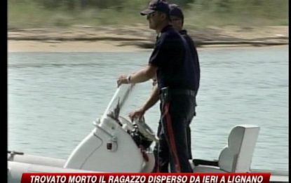 Trovato il corpo del giovane disperso ieri a Lignano