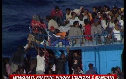 Immigrazione, Frattini striglia l'Unione europea