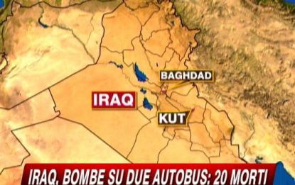 Iraq, due minibus fanno strage a Kut