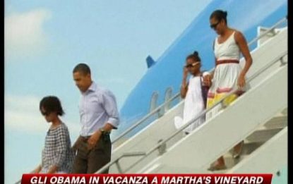 Gli Obama in vacanza a Martha's Vineyard