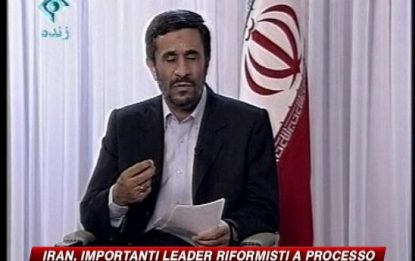 Iran, i principali leader dell'opposizione a processo