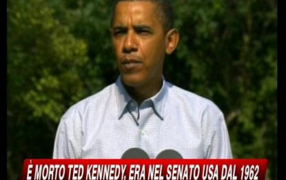 Ted Kennedy, Obama: "E' stato il difensore di un sogno"