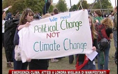 Emergenza clima, attesi a Londra migliaia di attivisti