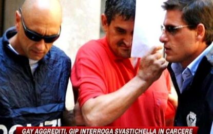 Gay aggrediti, il gip interroga Svastichella in carcere