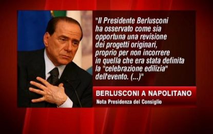Italia 150, Berlusconi: "Revisione e verifica"