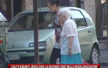 Sanatoria badanti, da oggi a fine mese per regolarle