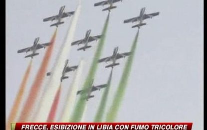 La spunta l'Italia: le Frecce volano con il tricolore