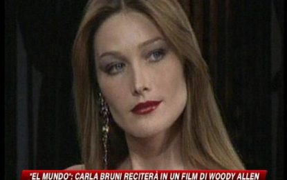 Carla Bruni, premiere dame e attrice per Woody Allen