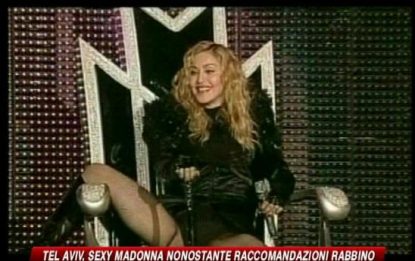 Sexy Madonna fa irritare il rabbino