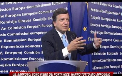 Barroso replica a Berlusconi: fiero dei miei portavoce
