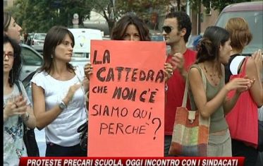 Scuola, precari mobilitati in tutta Italia