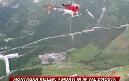 Montagna Killer, quattro morti in Val d'Aosta