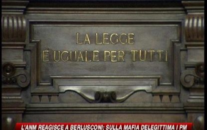 Anm: "Berlusconi delegittima chi combatte la mafia"