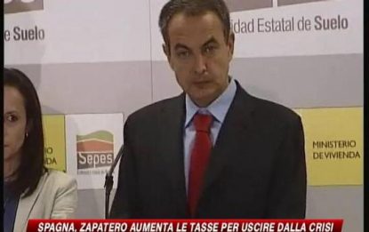 Crisi, Zapatero aumenta le tasse. Stangata da 15 miliardi