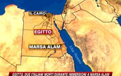 Egitto, due turisti italiani morti nel Mar Rosso