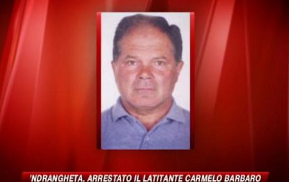 'Ndrangheta, arrestato il boss latitante Barbaro