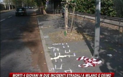 Strade insanguinate da Milano a Osimo: 4 morti