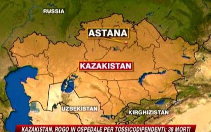 Kazakistan, rogo in ospedale: 38 morti
