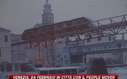 Venezia, muoversì in città con il "People Mover"