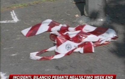 Week-end di sangue sulle strade italiane