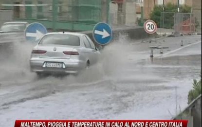 Maltempo, mezza Italia sotto la pioggia