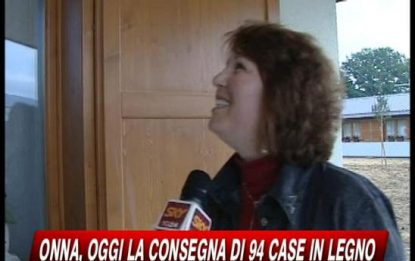 Terremoto in Abruzzo, oggi consegna delle prime case ad Onna