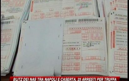 False prescrizioni mediche, 25 arresti in Campania
