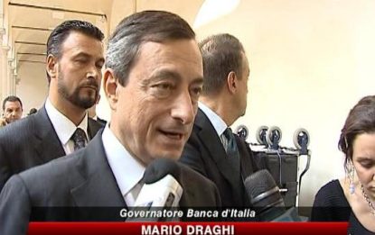 Economia, Draghi: "Ripresa lenta e fragile"