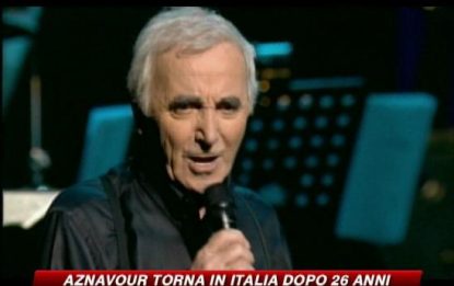 Aznavour torna in Italia dopo 26 anni con sei concerti