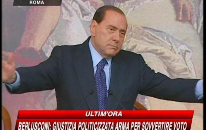 Berlusconi: "La storia di Napolitano è di sinistra"