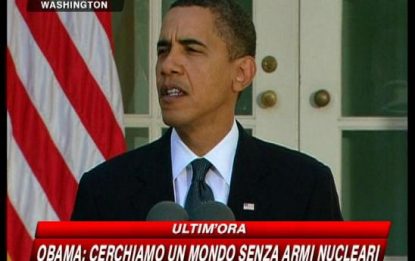 A Obama il Nobel per la pace: "Un appello ad agire"