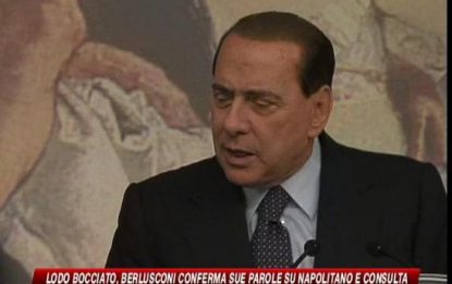 Berlusconi: "Con il Quirinale coabitazione leale"