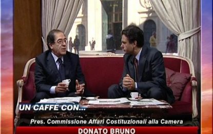 Un caffè con...Donato Bruno