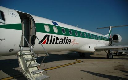 Alitalia, 40 voli cancellati