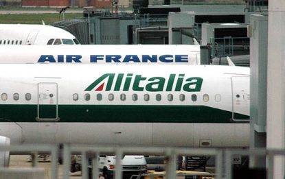 Alitalia stringe una joint venture con Air France e Delta