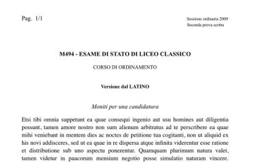 Su Internet spunta la versione di latino