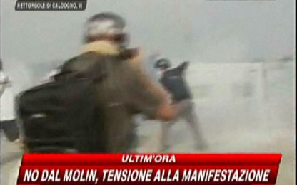 "No Dal Molin". Tensione alla manifestazione
