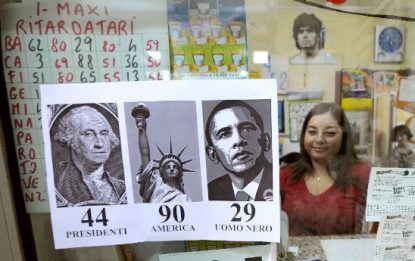 Napoli, tre numeri per diventare ricchi con Obama
